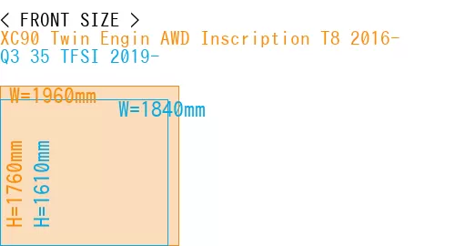 #XC90 Twin Engin AWD Inscription T8 2016- + Q3 35 TFSI 2019-